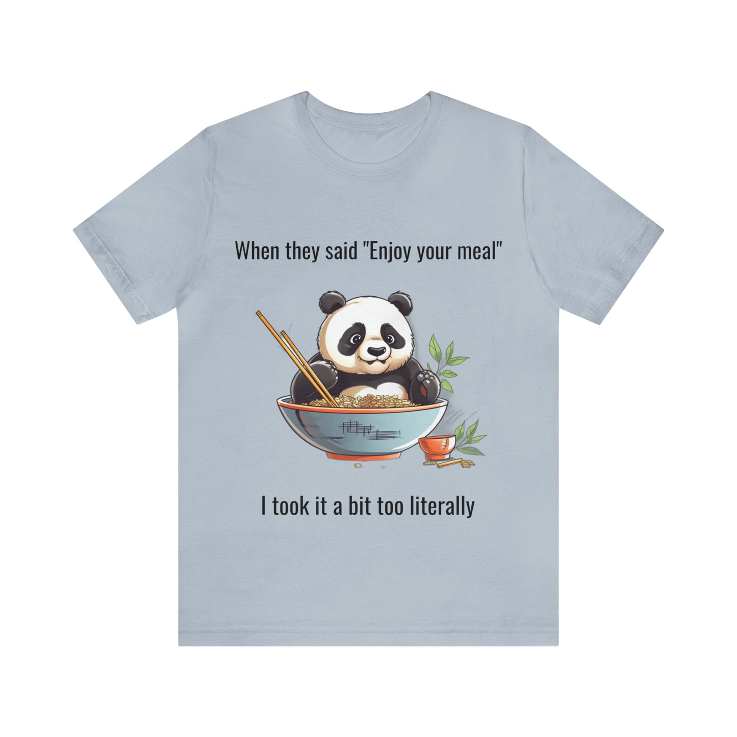 "Panda Feast" Unisex Jersey Short Sleeve Tee