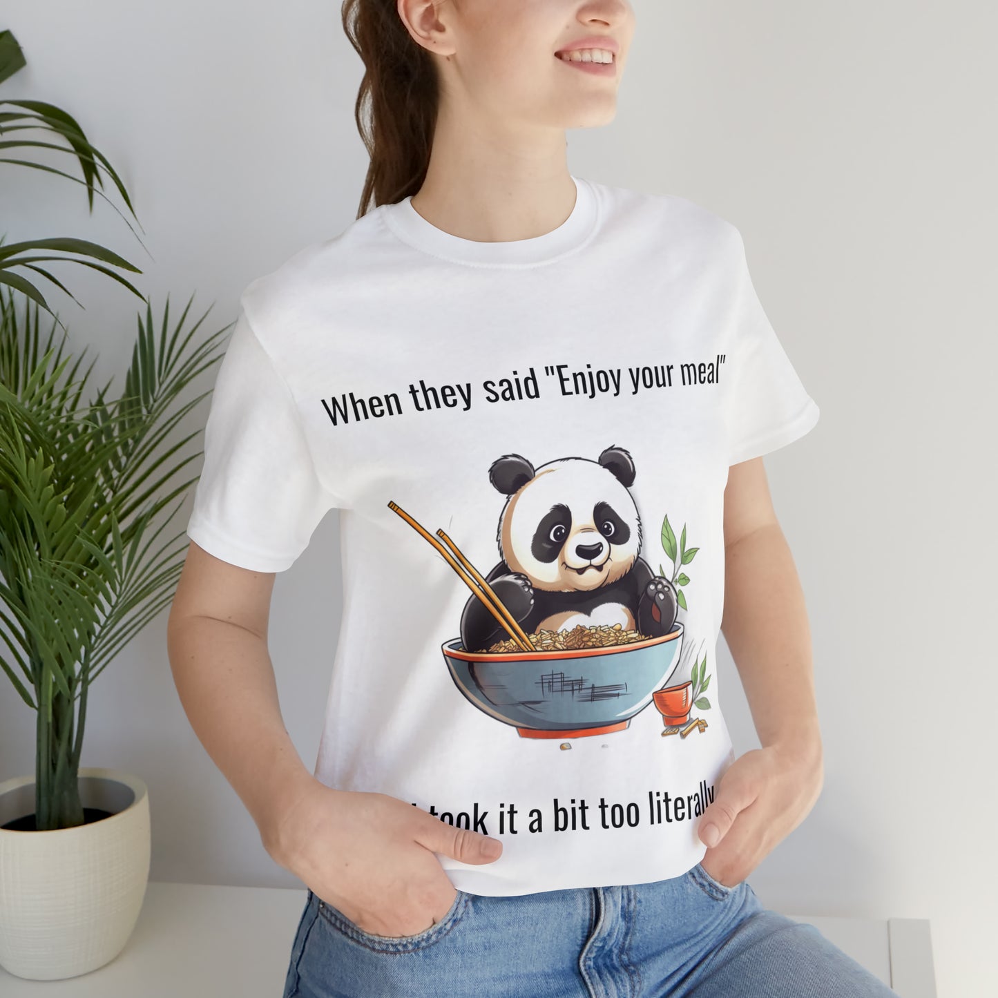 "Panda Feast" Unisex Jersey Short Sleeve Tee