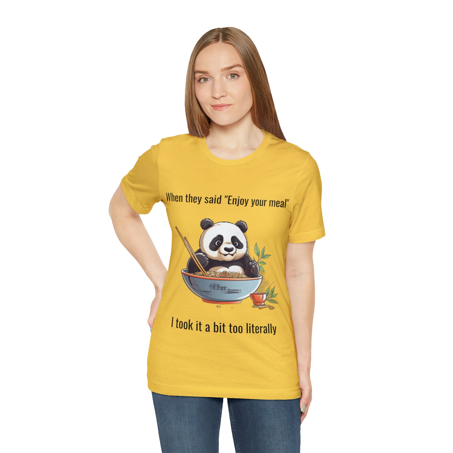 "Panda Feast" Unisex Jersey Short Sleeve Tee