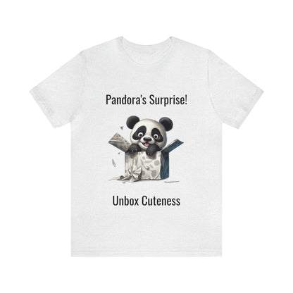 "Peek-a-Panda" Unisex Jersey Short Sleeve Tee