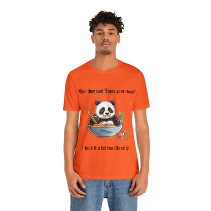 "Panda Feast" Unisex Jersey Short Sleeve Tee