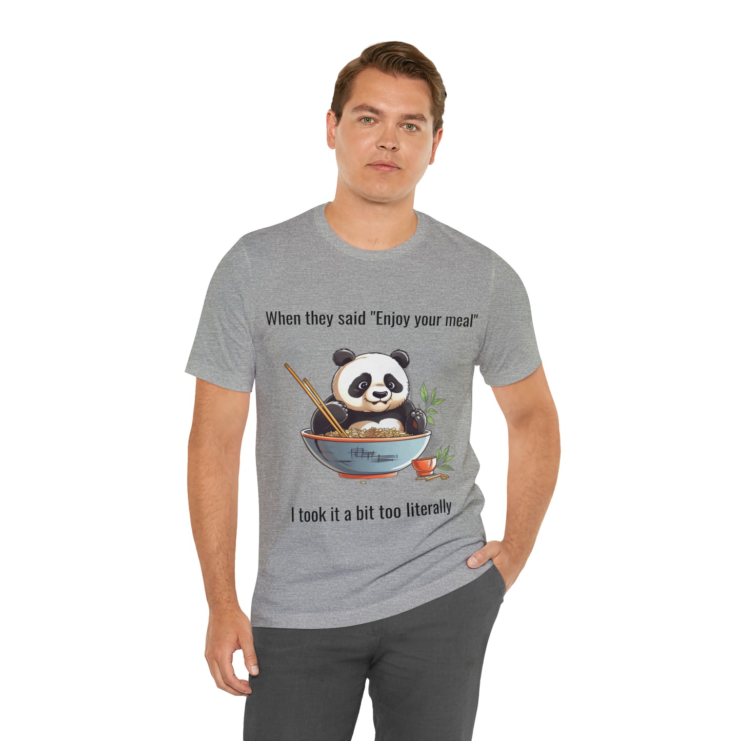 "Panda Feast" Unisex Jersey Short Sleeve Tee