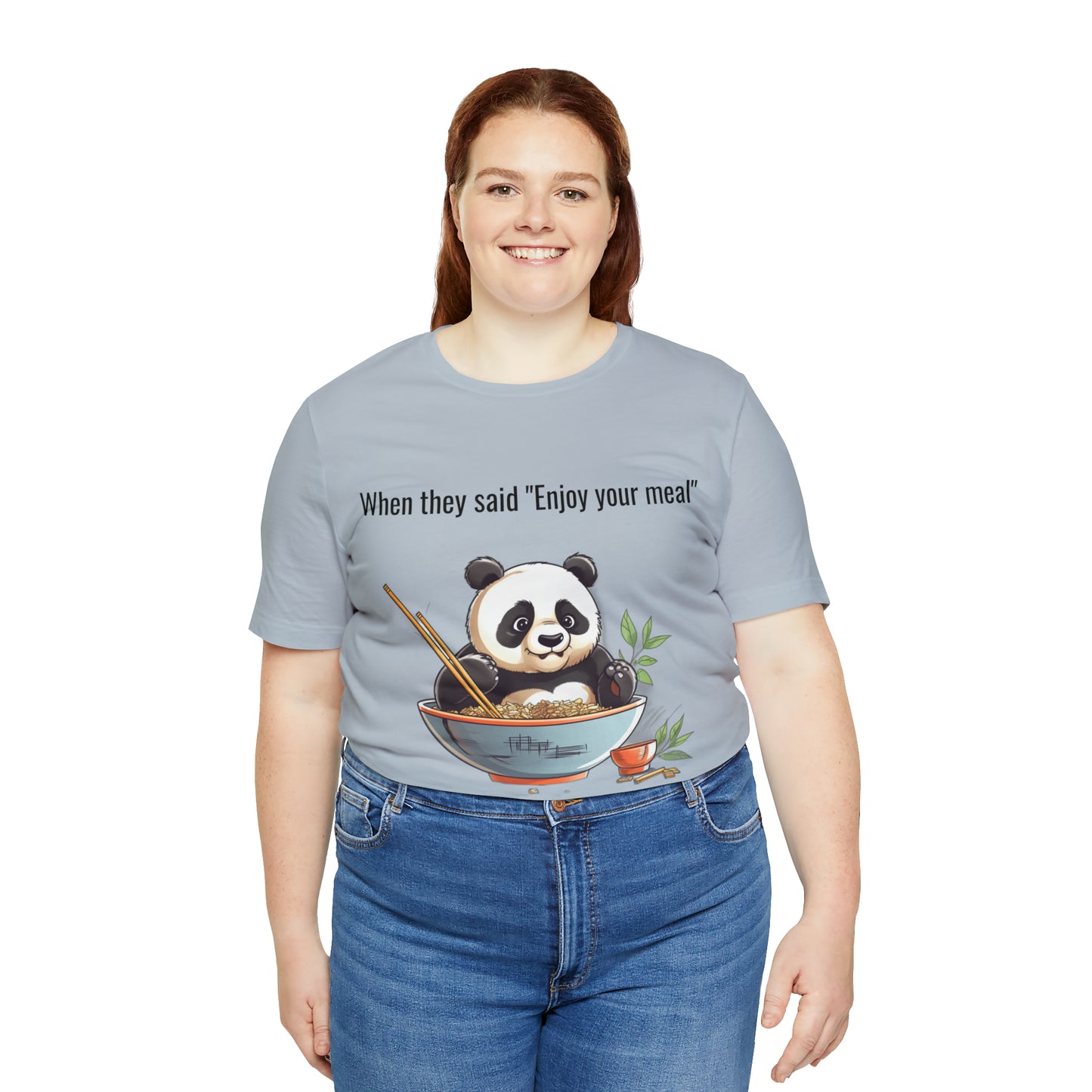 "Panda Feast" Unisex Jersey Short Sleeve Tee