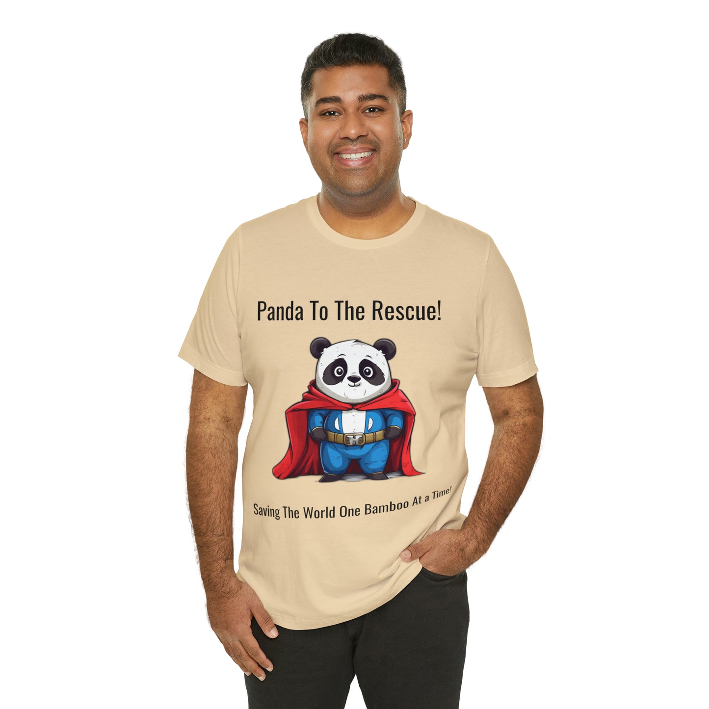 "SuperPanda" Unisex Jersey Short Sleeve Tee