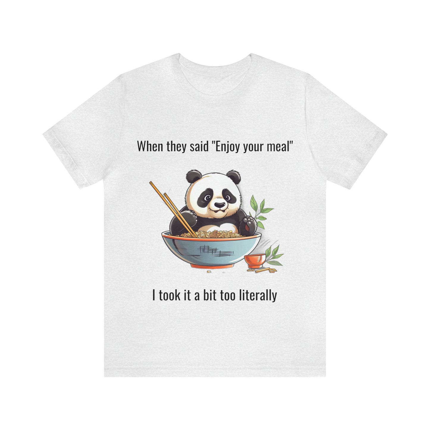 "Panda Feast" Unisex Jersey Short Sleeve Tee