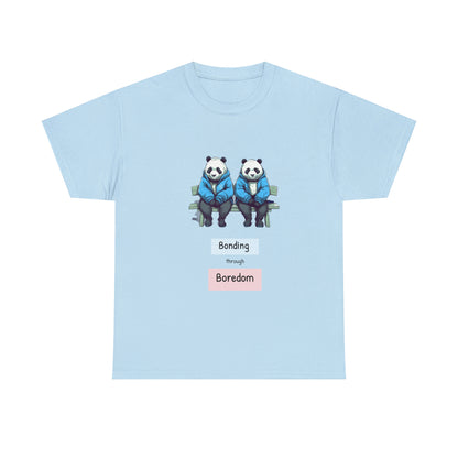 Bored Pandas Bench Unisex Heavy Cotton Tee