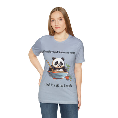 "Panda Feast" Unisex Jersey Short Sleeve Tee