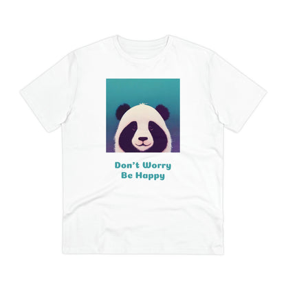 Unisex Organic Panda Pattern T-Shirt