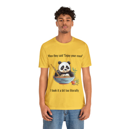 "Panda Feast" Unisex Jersey Short Sleeve Tee