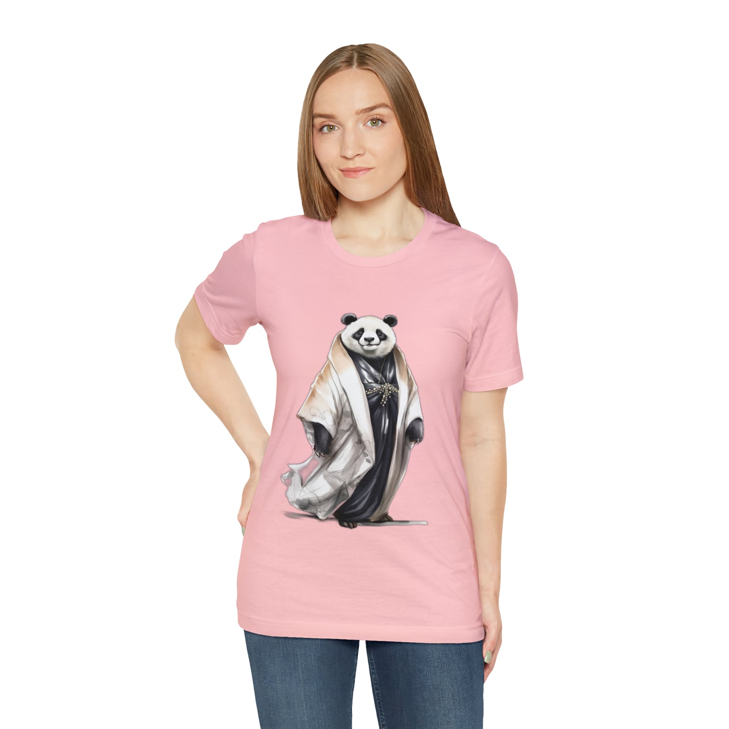 "Runway Panda" Unisex Jersey Short Sleeve Tee