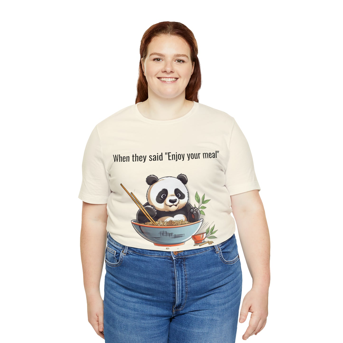 "Panda Feast" Unisex Jersey Short Sleeve Tee