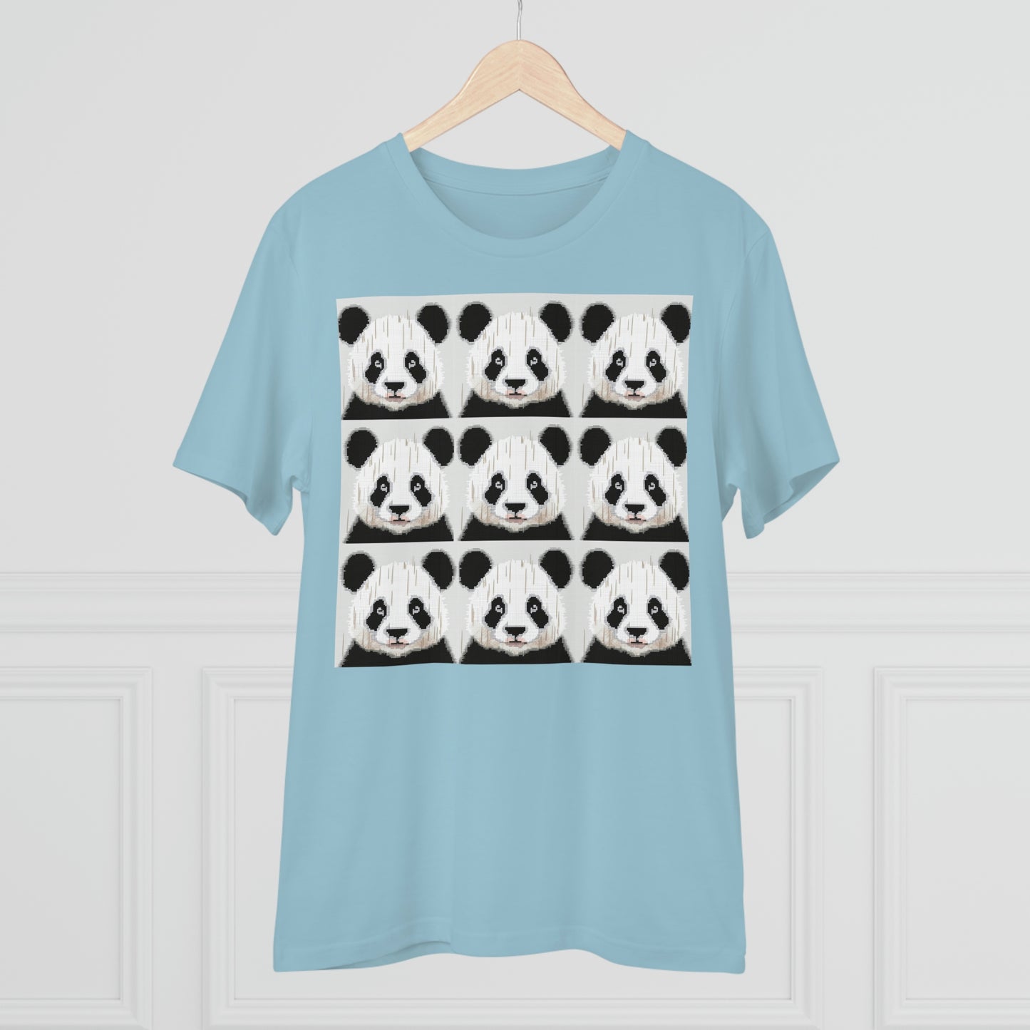 Panda Pattern Organic Unisex T-Shirt