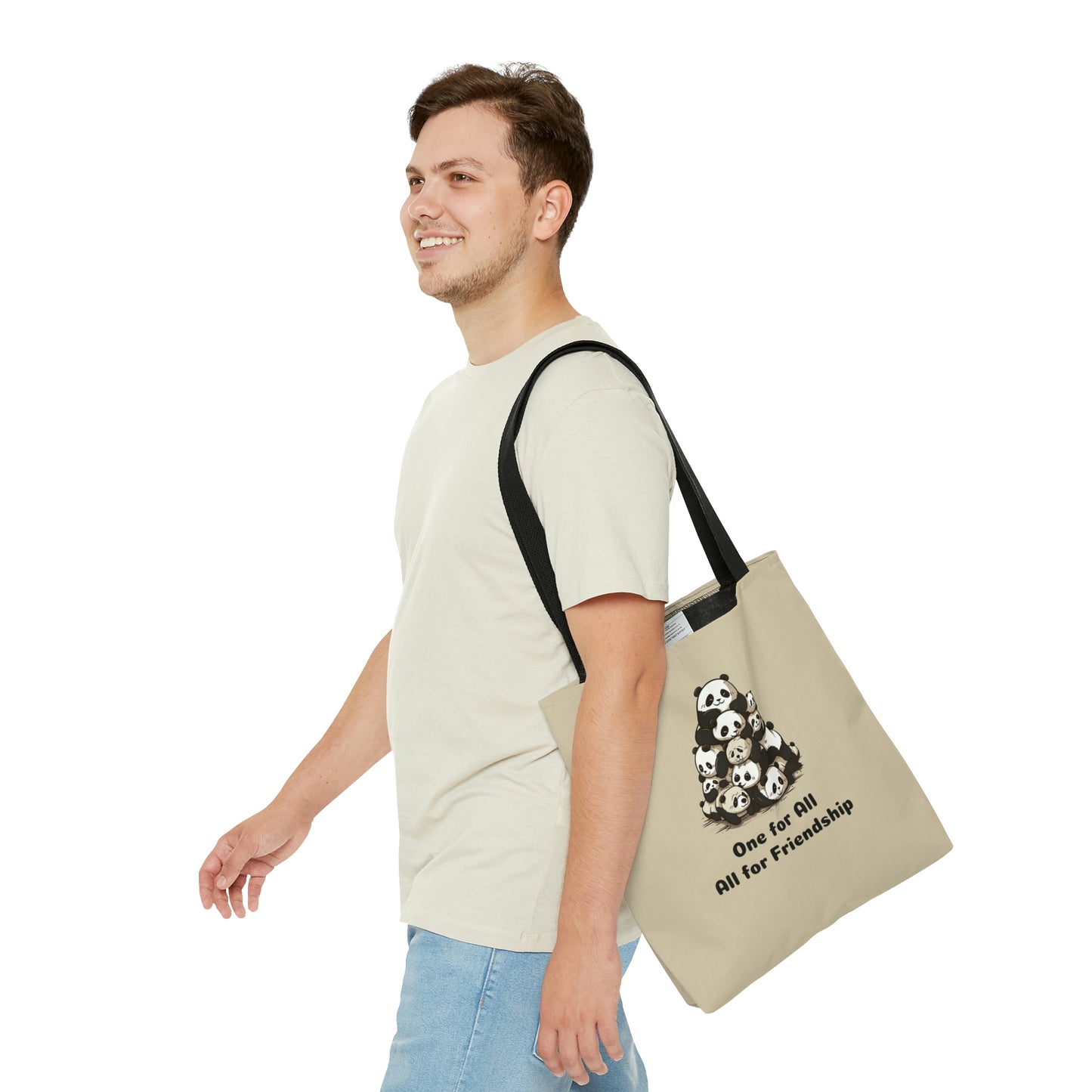 Panda Pile-Up Tote Bag