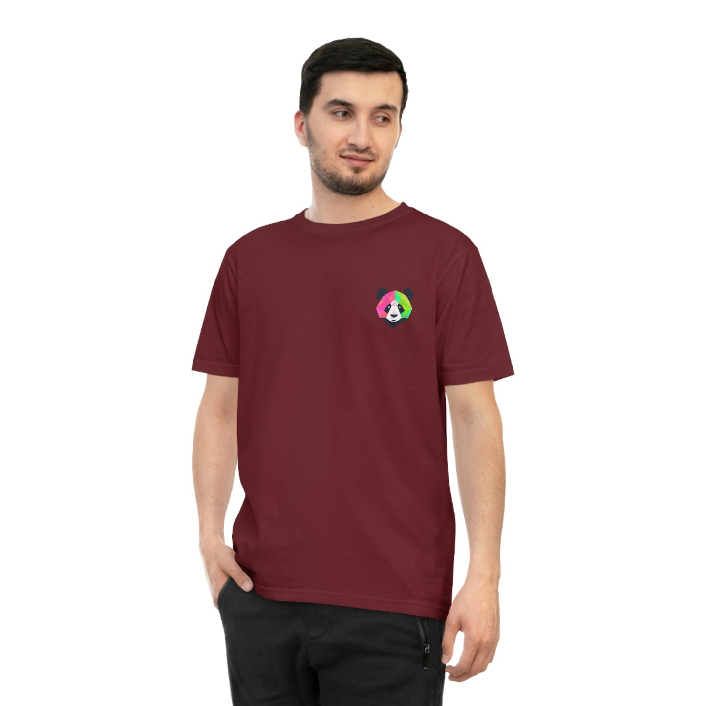 Burgundy PunnyPanda Logo T-Shirt