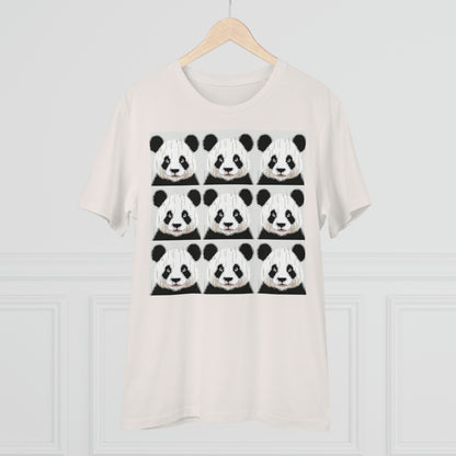 Panda Pattern Organic Unisex T-Shirt