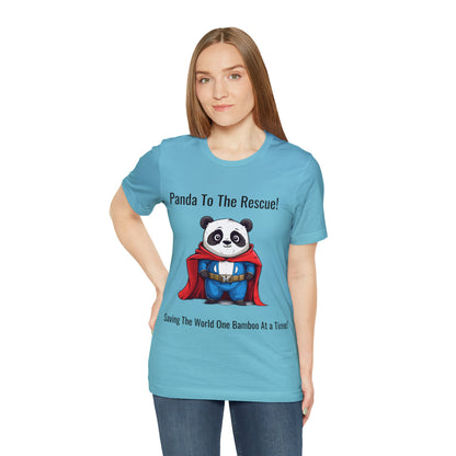 "SuperPanda" Unisex Jersey Short Sleeve Tee