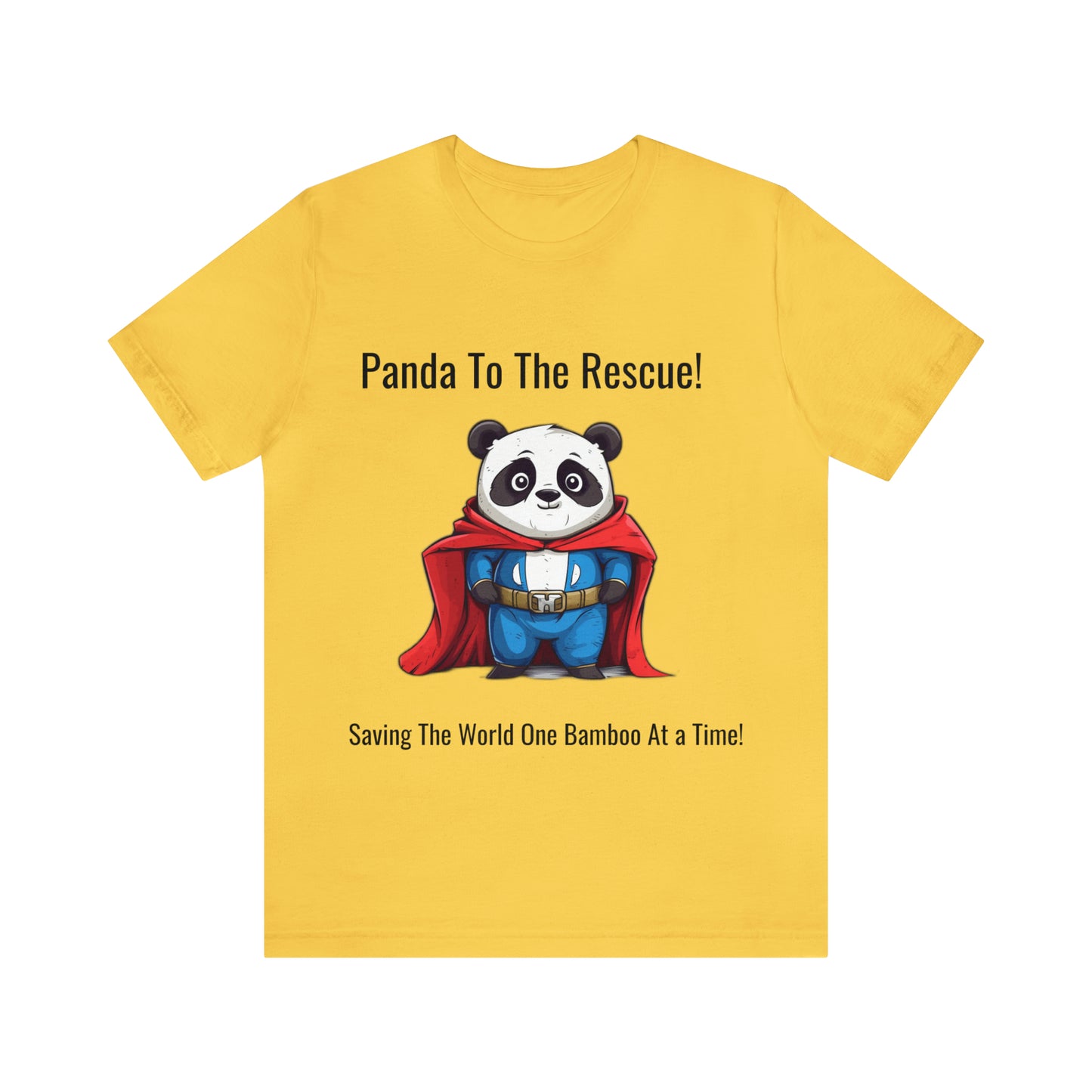 "SuperPanda" Unisex Jersey Short Sleeve Tee