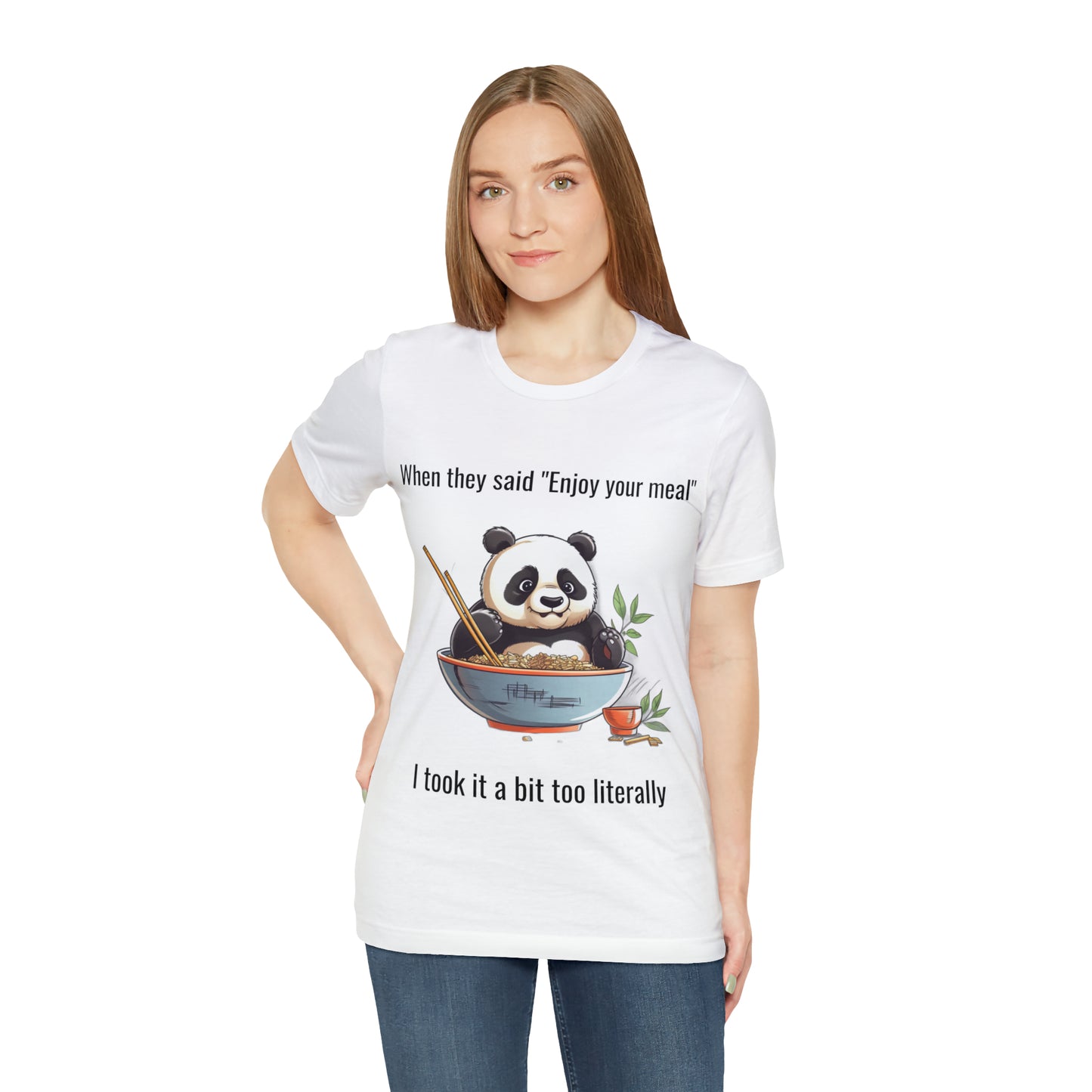 "Panda Feast" Unisex Jersey Short Sleeve Tee