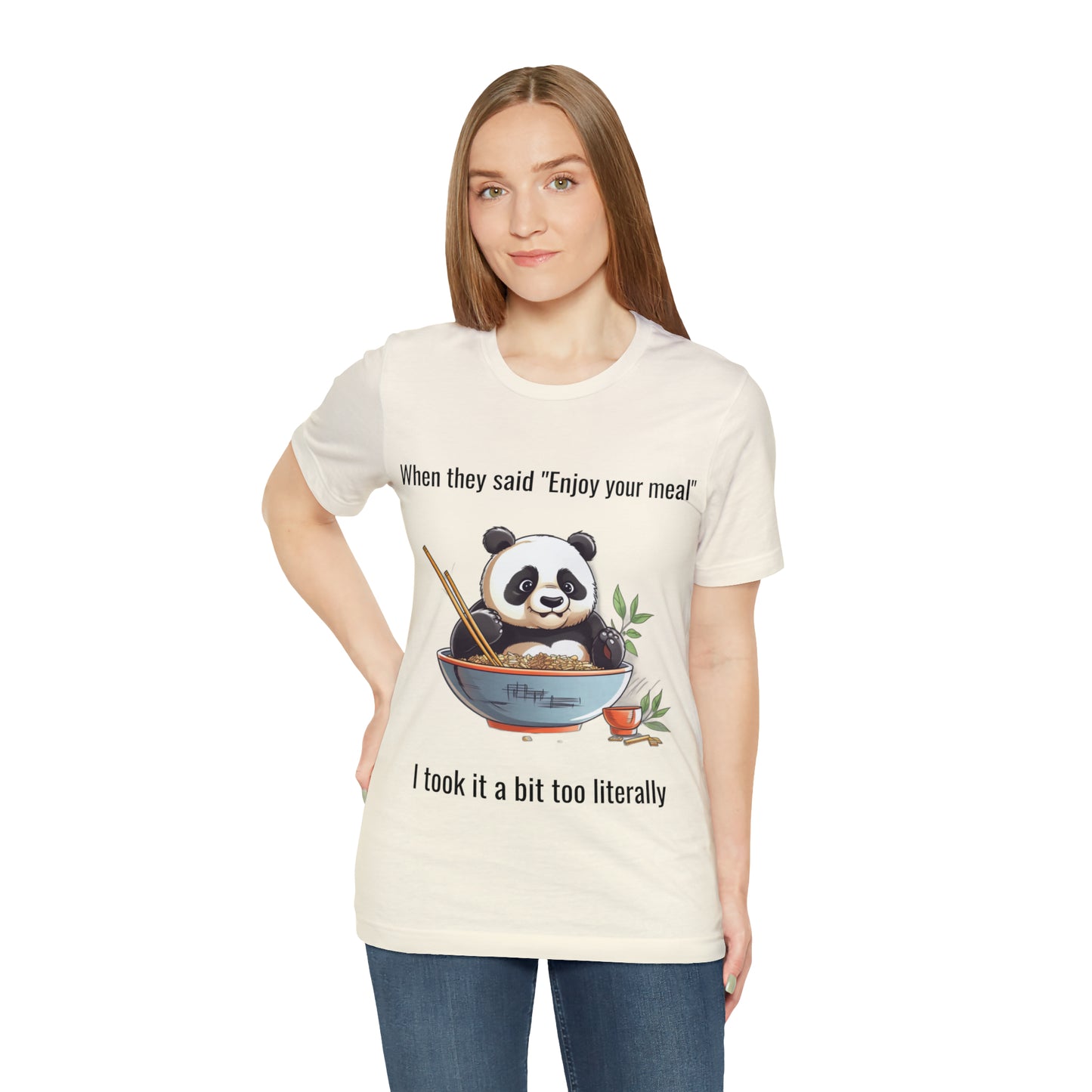 "Panda Feast" Unisex Jersey Short Sleeve Tee