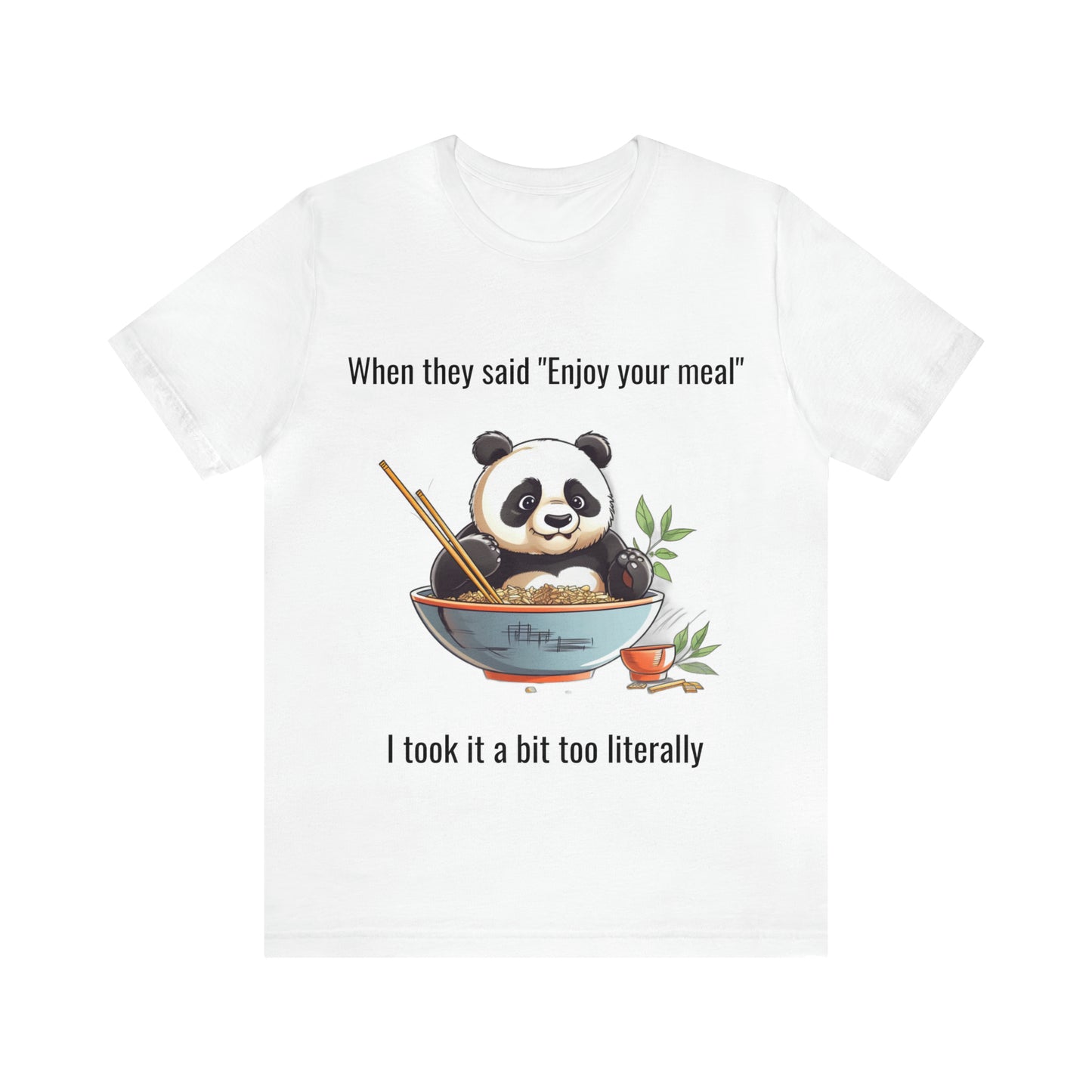 "Panda Feast" Unisex Jersey Short Sleeve Tee