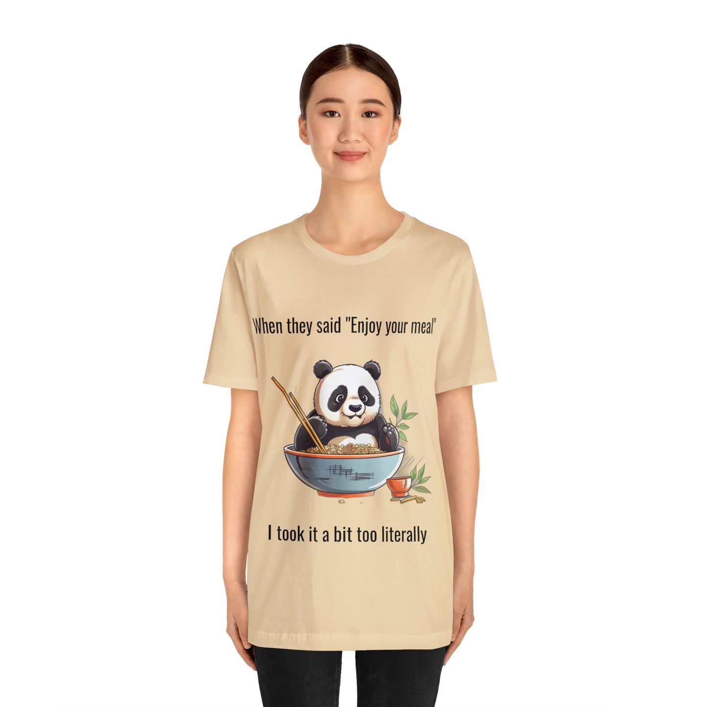 "Panda Feast" Unisex Jersey Short Sleeve Tee