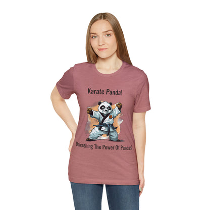 "Karate Kicks with Panda Power" T-Shirt