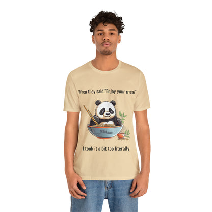 "Panda Feast" Unisex Jersey Short Sleeve Tee