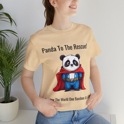 "SuperPanda" Unisex Jersey Short Sleeve Tee