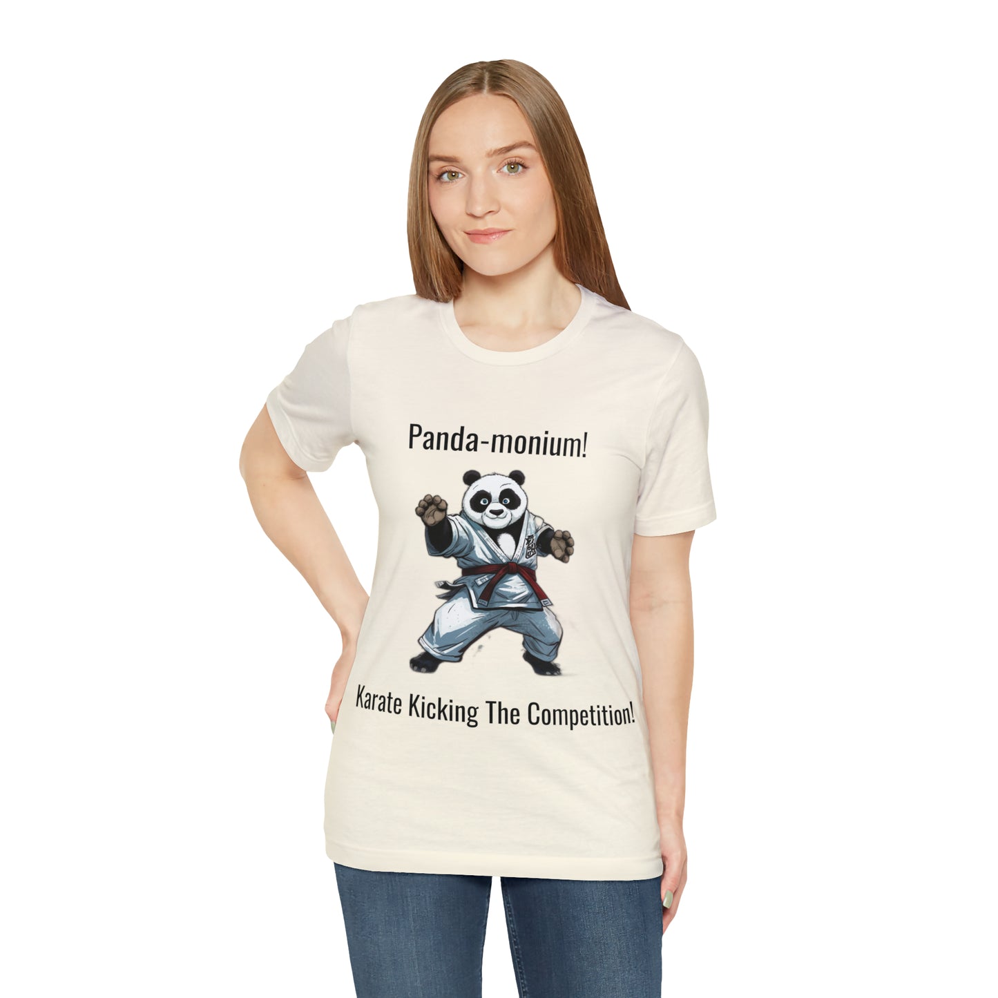 "Karate Kicks with Panda Flair" T-Shirt