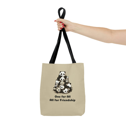 Panda Pile-Up Tote Bag