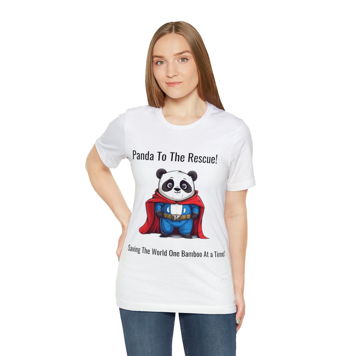 "SuperPanda" Unisex Jersey Short Sleeve Tee