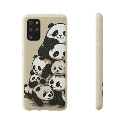 Pile of Pandas Biodegradable Phone Case