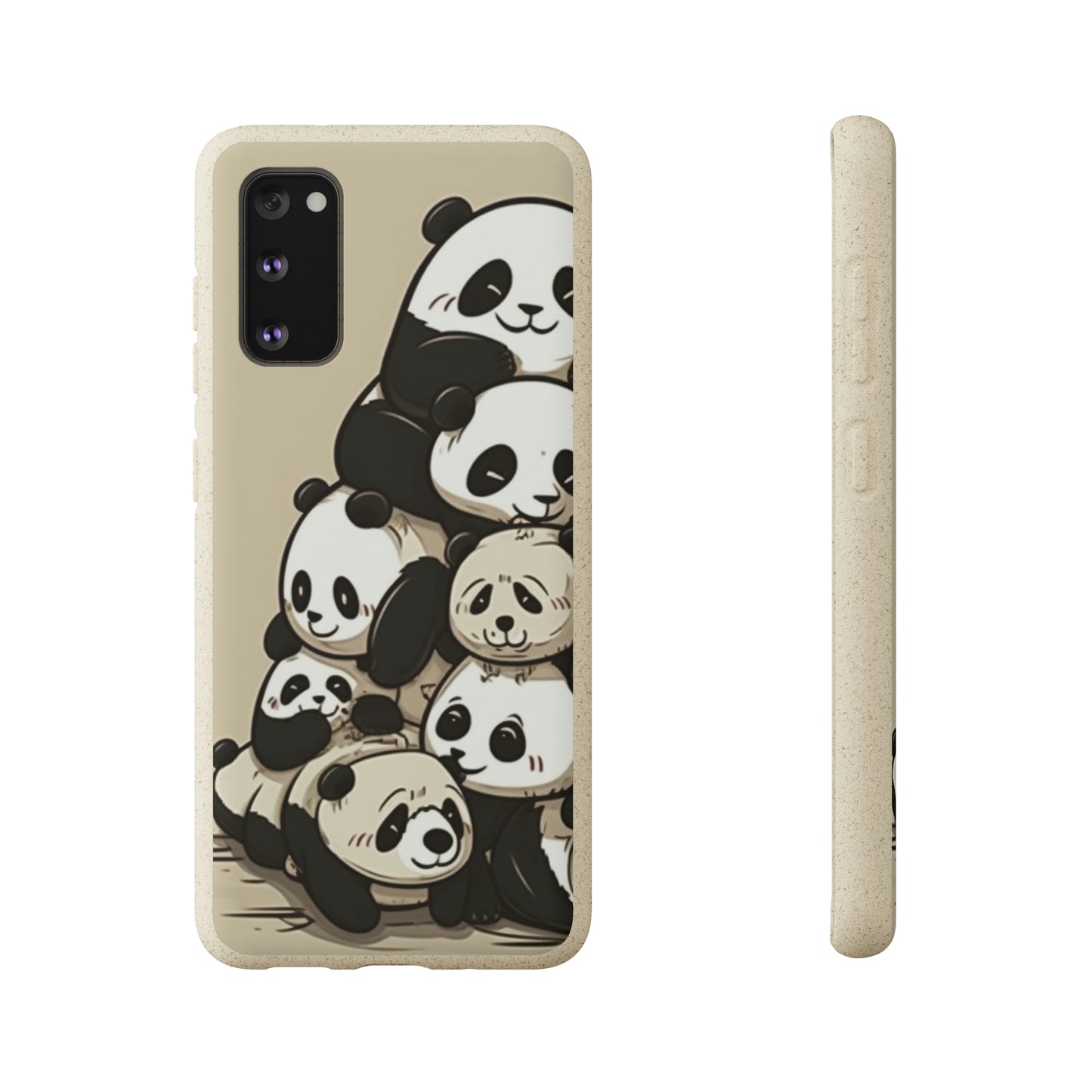 Pile of Pandas Biodegradable Phone Case