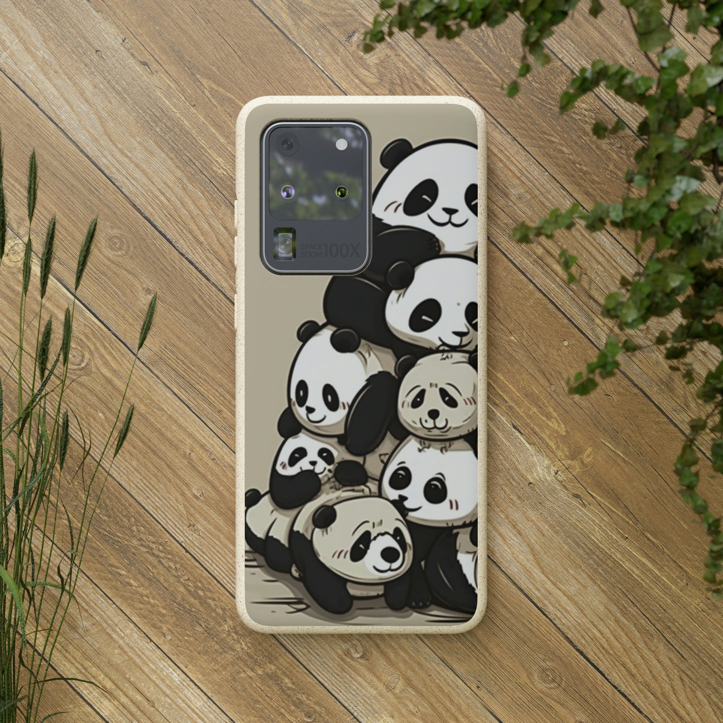 Pile of Pandas Biodegradable Phone Case