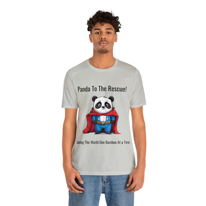 "SuperPanda" Unisex Jersey Short Sleeve Tee