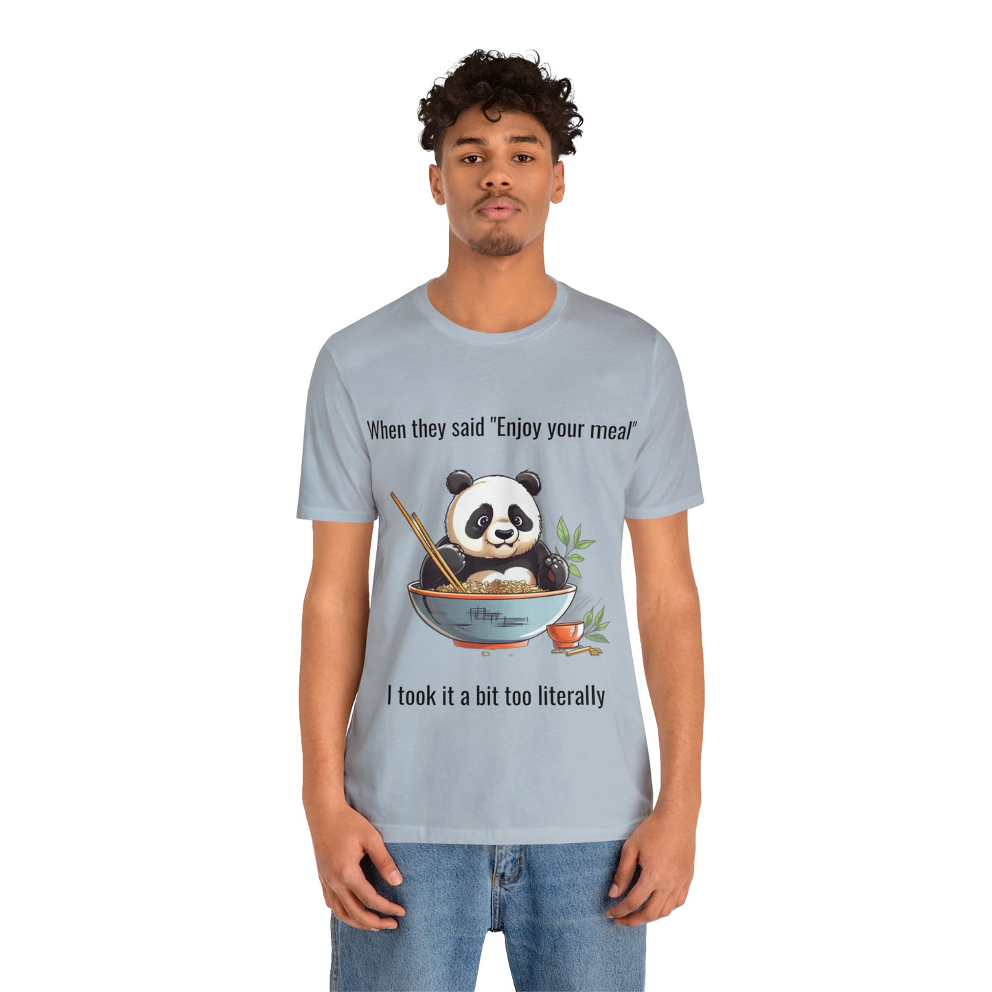 "Panda Feast" Unisex Jersey Short Sleeve Tee