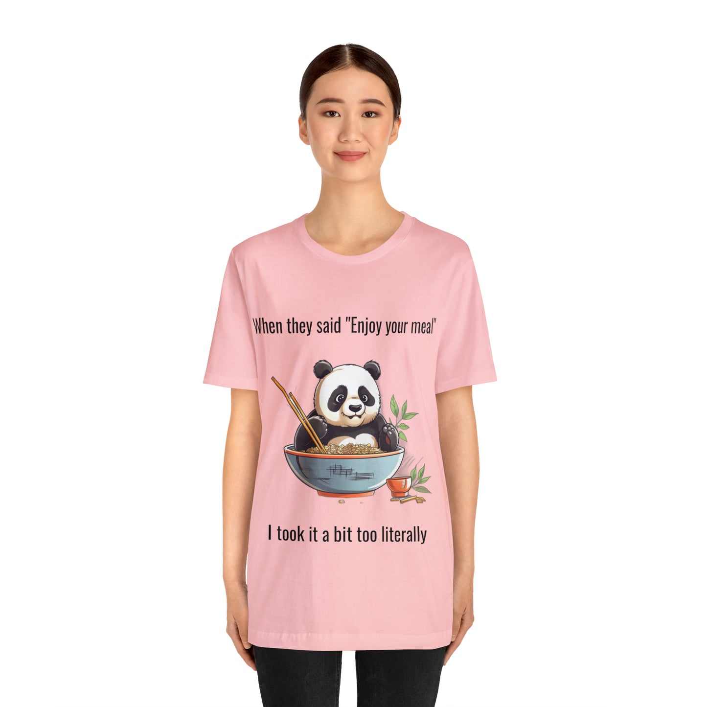 "Panda Feast" Unisex Jersey Short Sleeve Tee