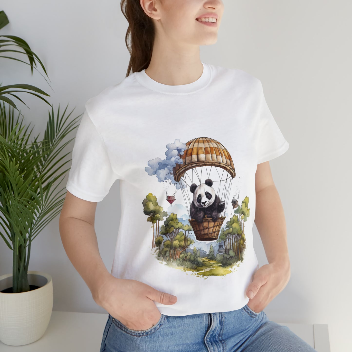 "Friendly Panda" Hot Air Balloon Tee