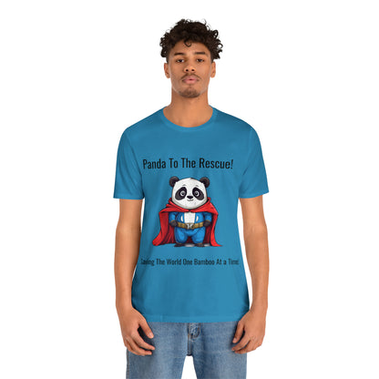 "SuperPanda" Unisex Jersey Short Sleeve Tee