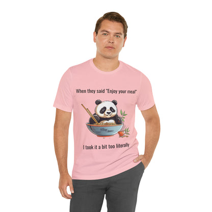 "Panda Feast" Unisex Jersey Short Sleeve Tee