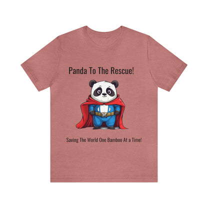 "SuperPanda" Unisex Jersey Short Sleeve Tee