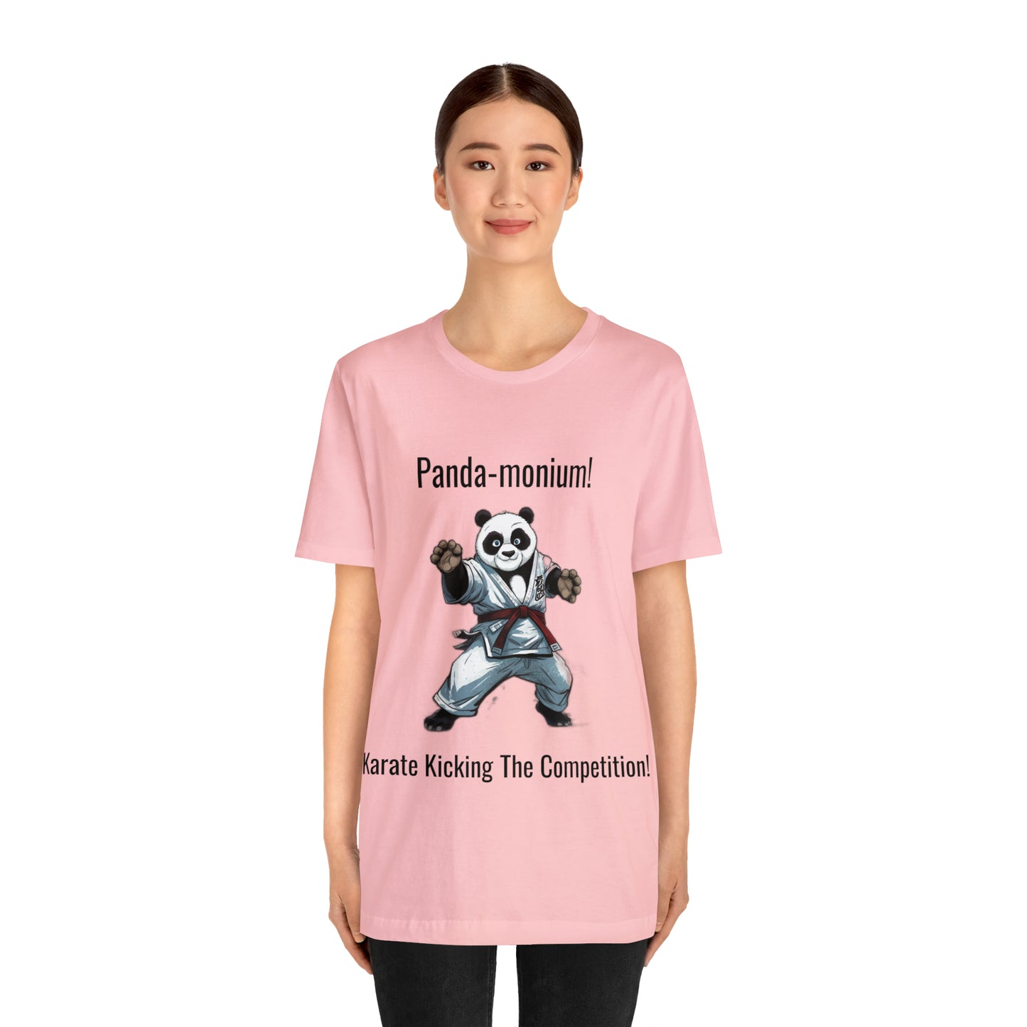 "Karate Kicks with Panda Flair" T-Shirt