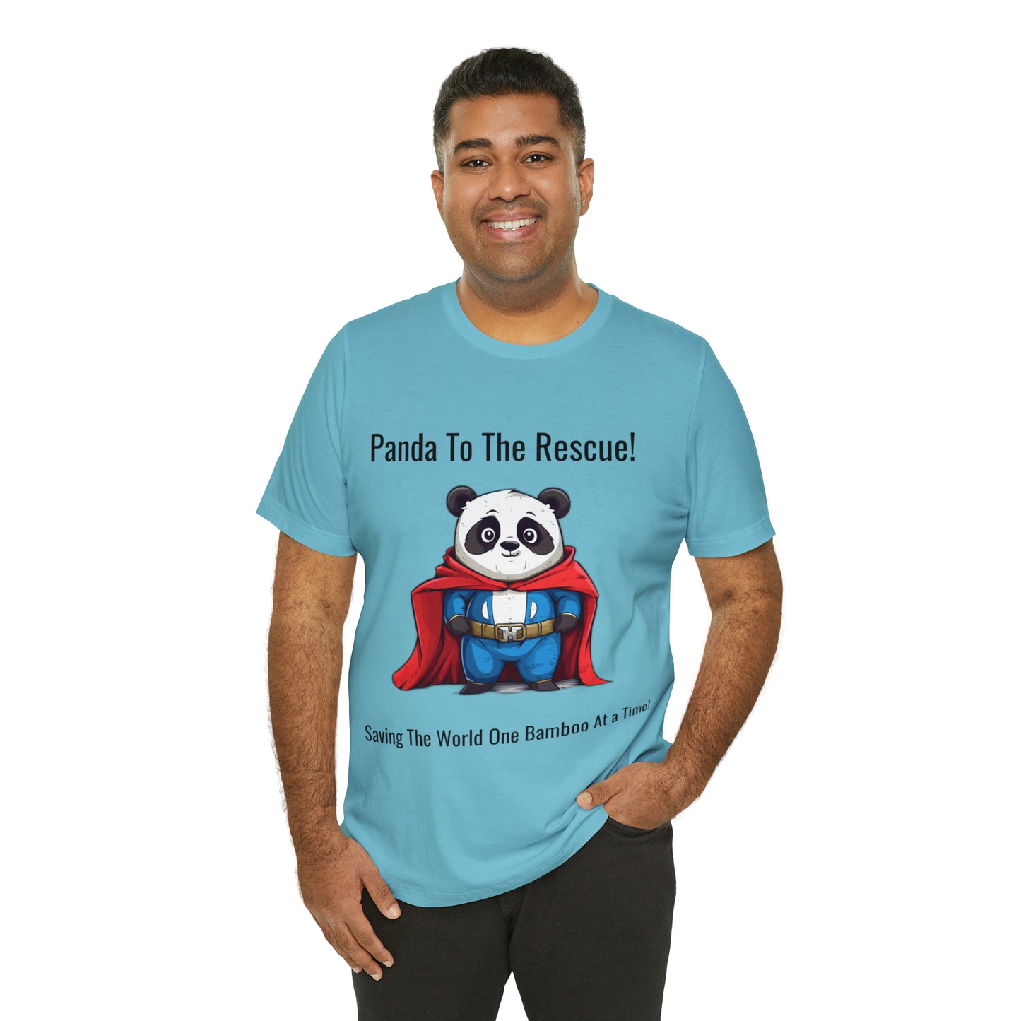 "SuperPanda" Unisex Jersey Short Sleeve Tee