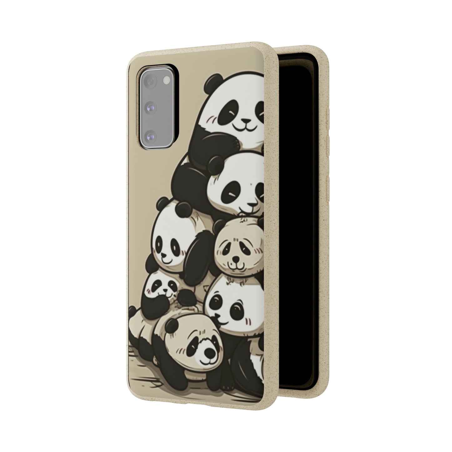 Pile of Pandas Biodegradable Phone Case