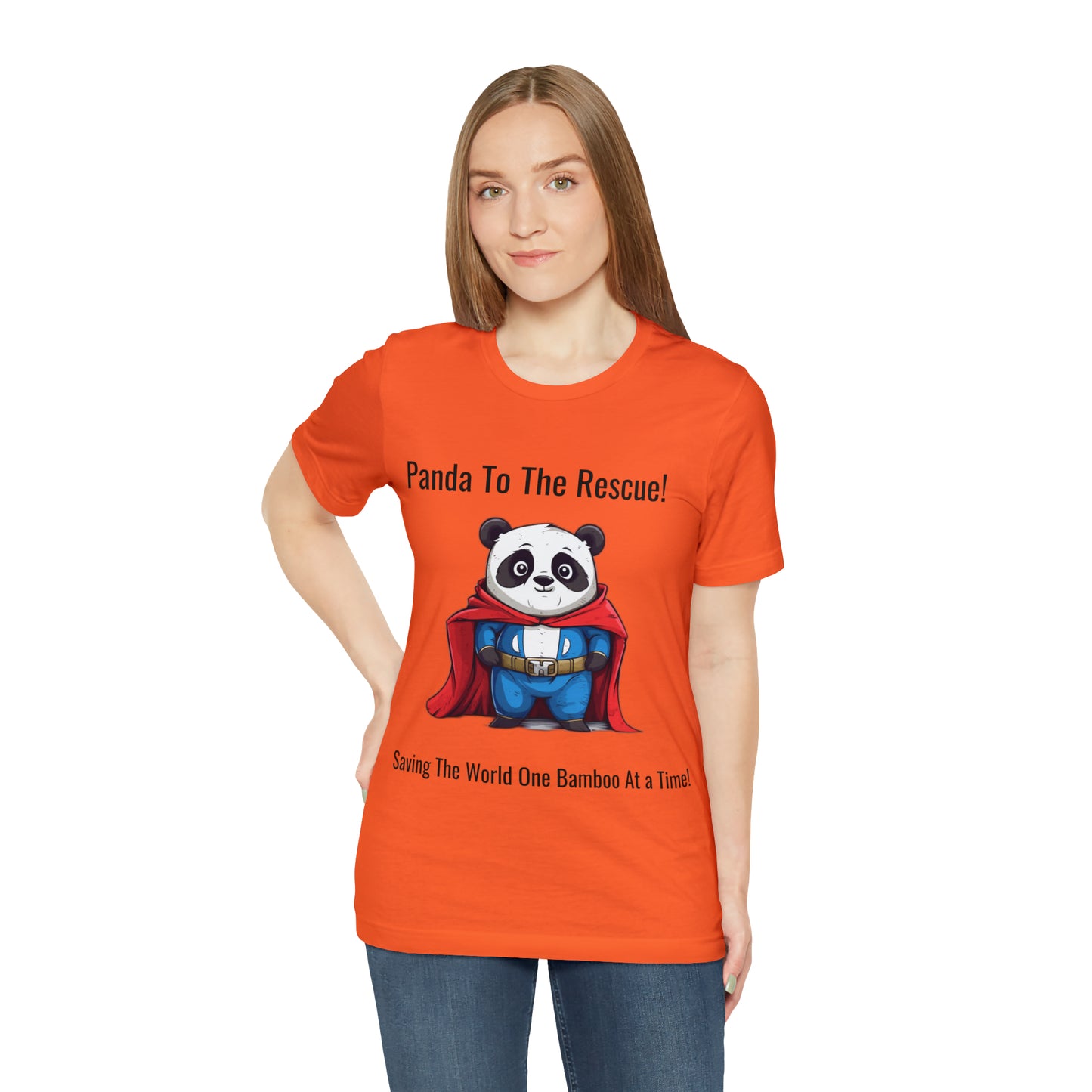 "SuperPanda" Unisex Jersey Short Sleeve Tee