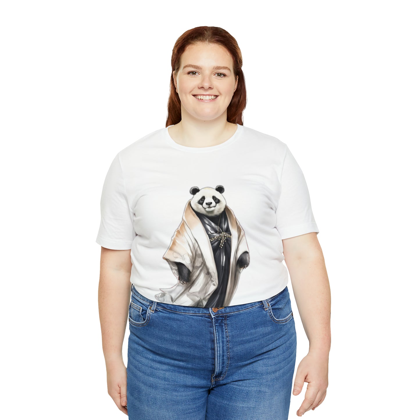 "Runway Panda" Unisex Jersey Short Sleeve Tee