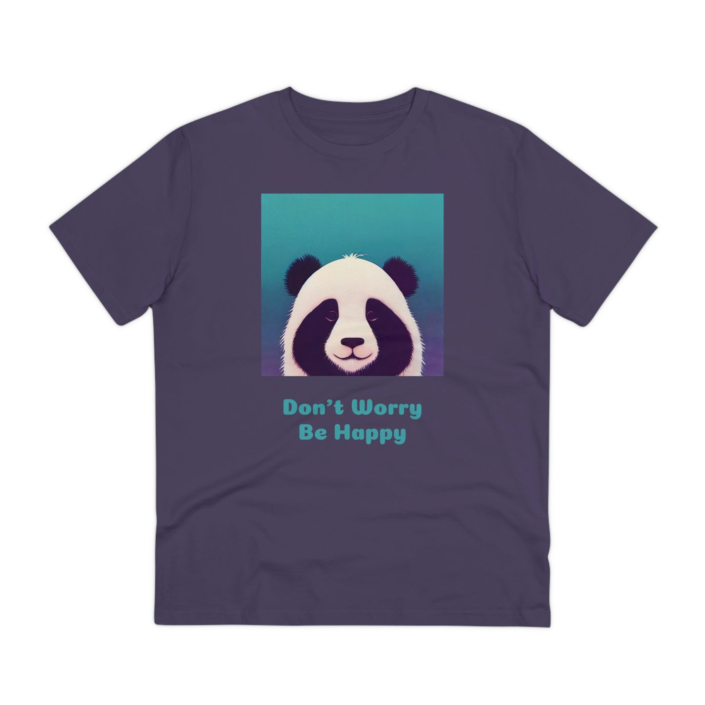 Unisex Organic Panda Pattern T-Shirt