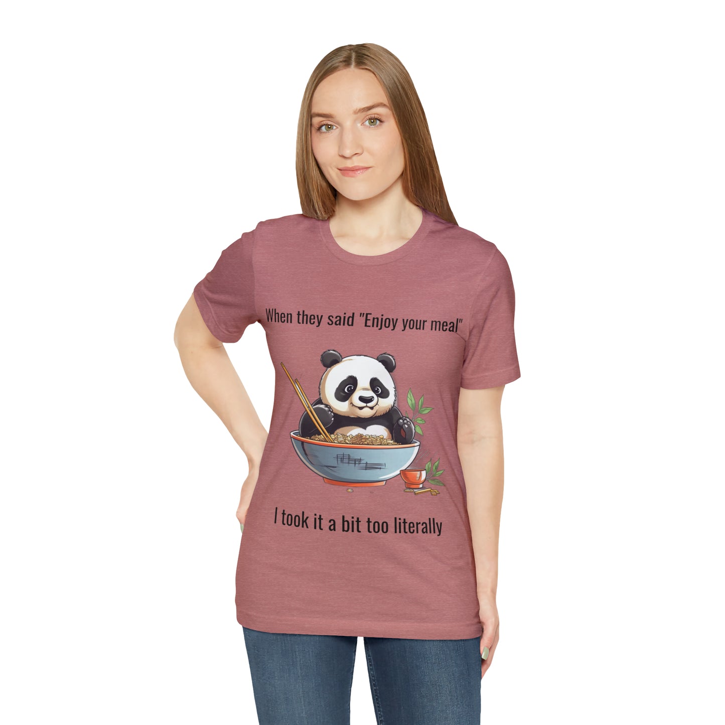 "Panda Feast" Unisex Jersey Short Sleeve Tee