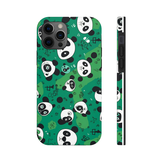 Panda Paradise Green Phone Case