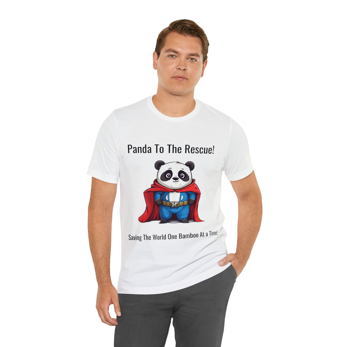 "SuperPanda" Unisex Jersey Short Sleeve Tee